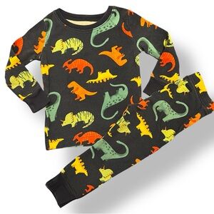 VGUC Dinosaur Print Kids Pajamas - Multicolor (2T)